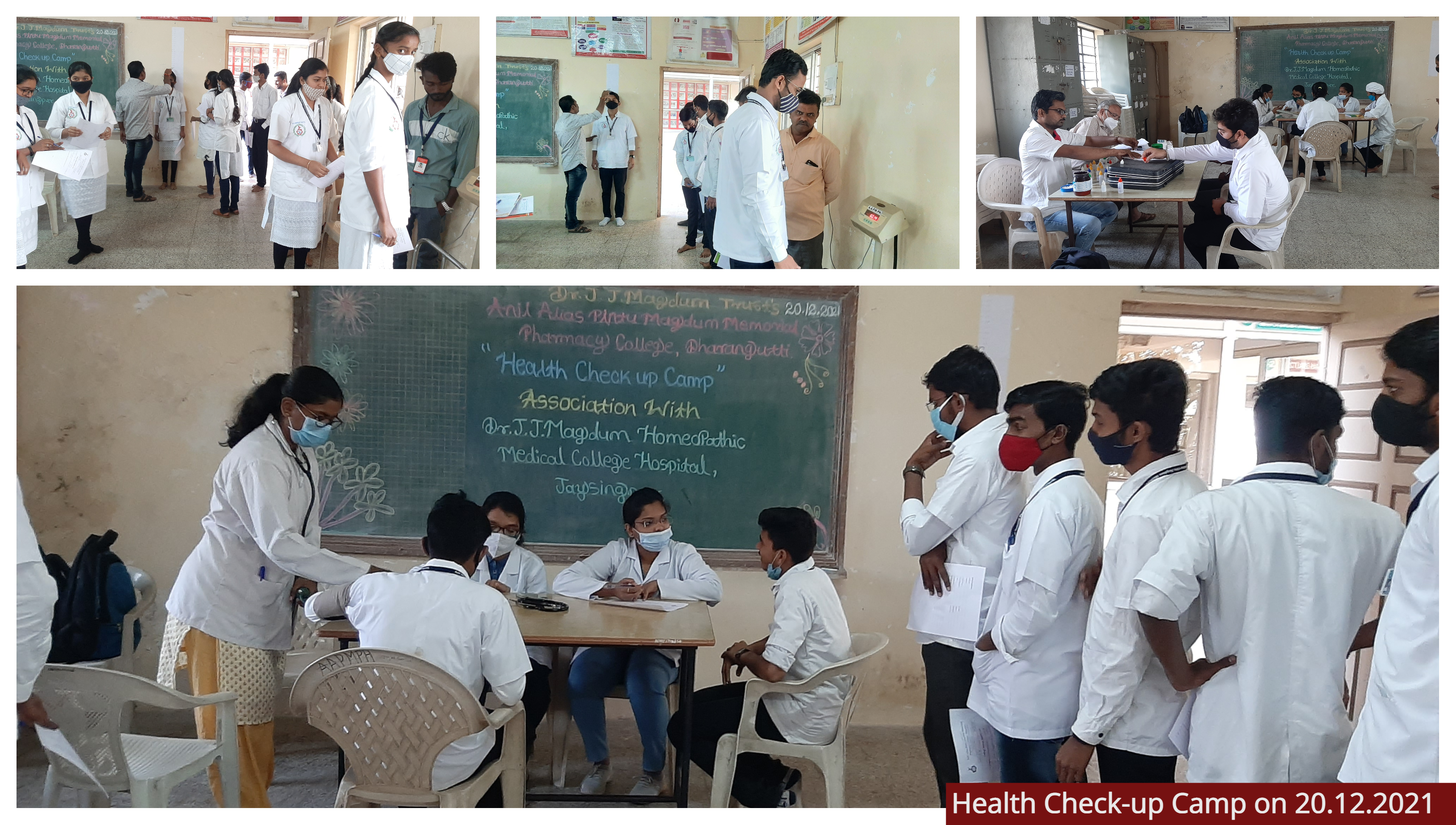 Health Check Up camp on 20.12.2021